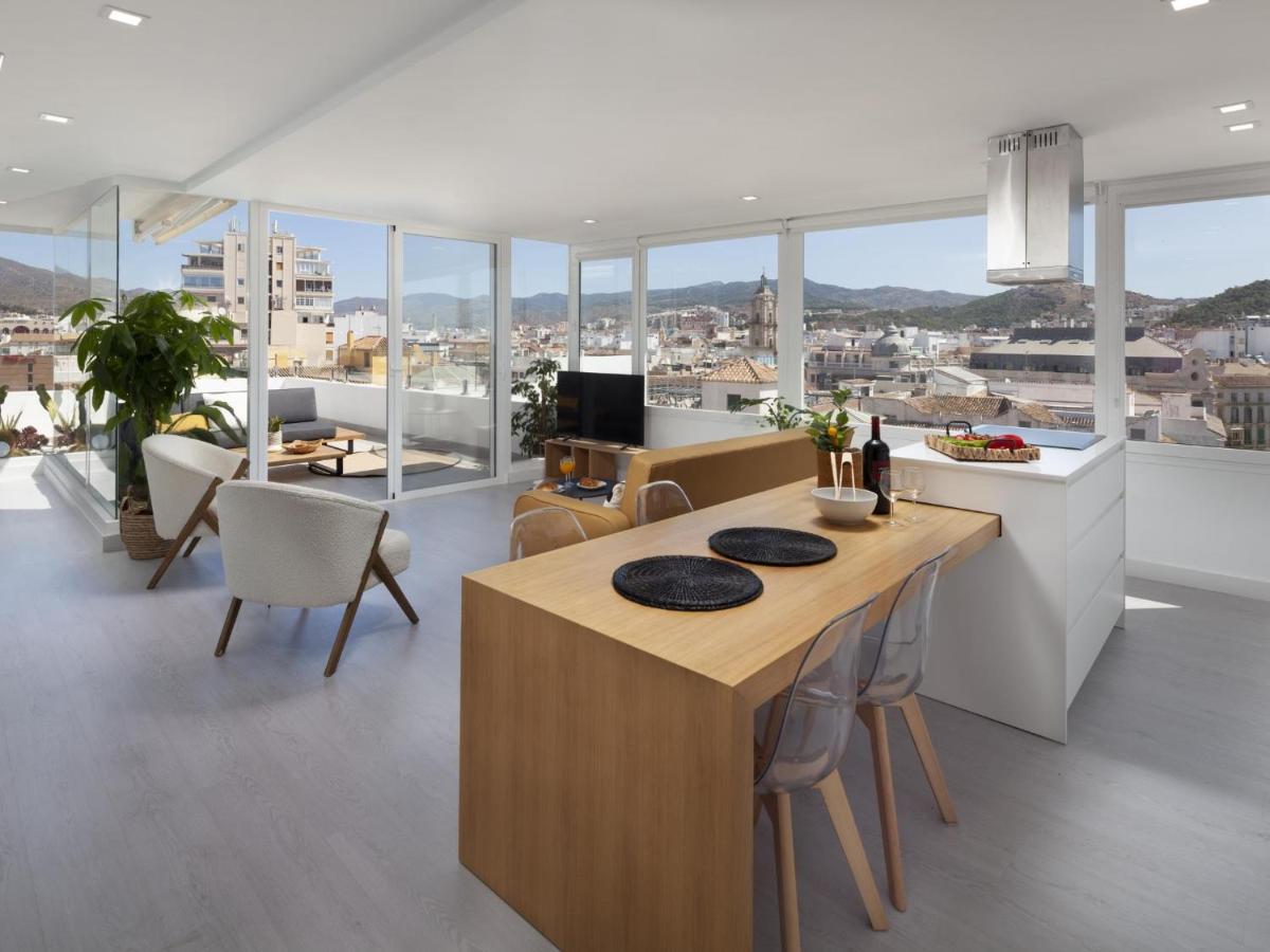Inmalaga Penthouse Atarazanas Lejlighed Eksteriør billede